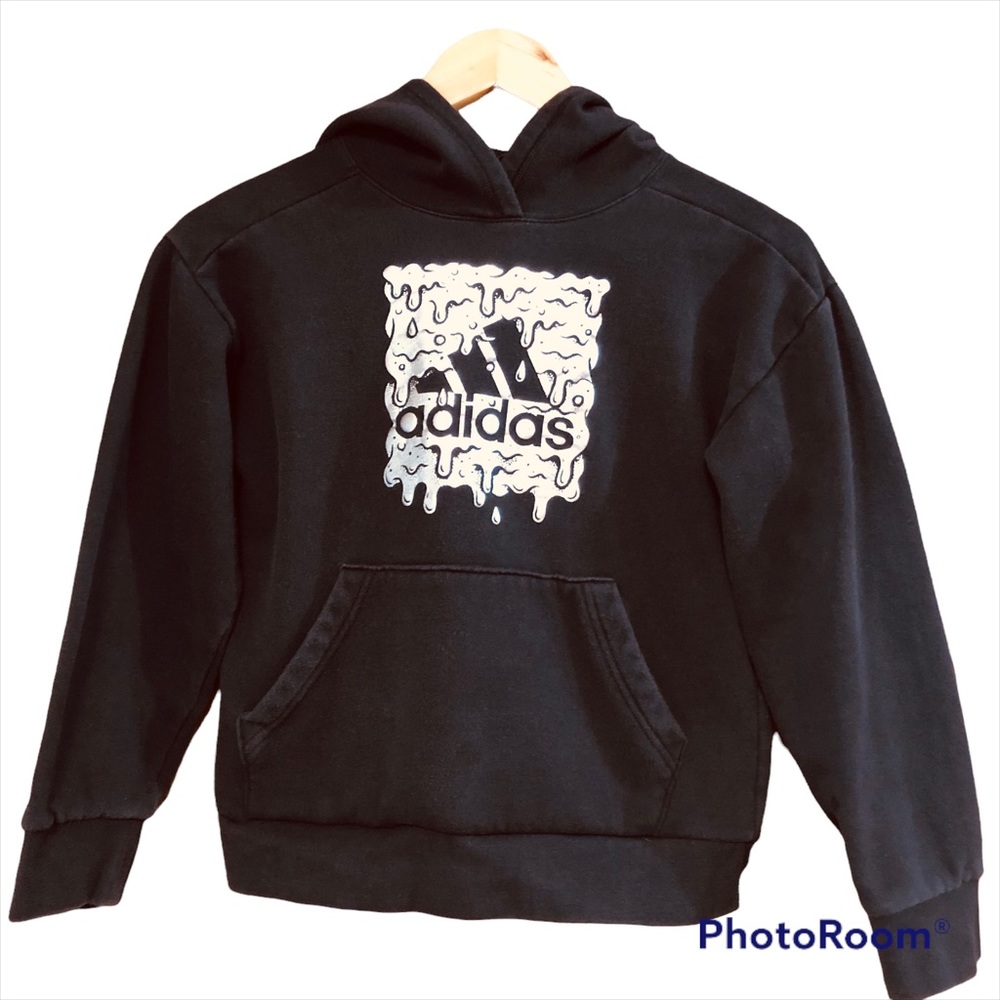 Adidas Pullover Hoodie Black Size M